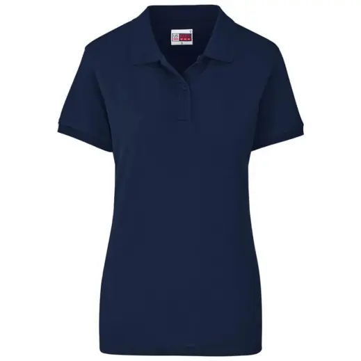 Ladies Houston Stretch Golf Shirt Navy Front